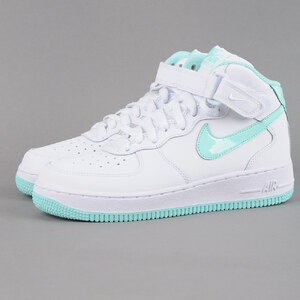nike air force 1 mid (gs) white/artisan teal nike air force 1 mid (gs) white/artisan teal
