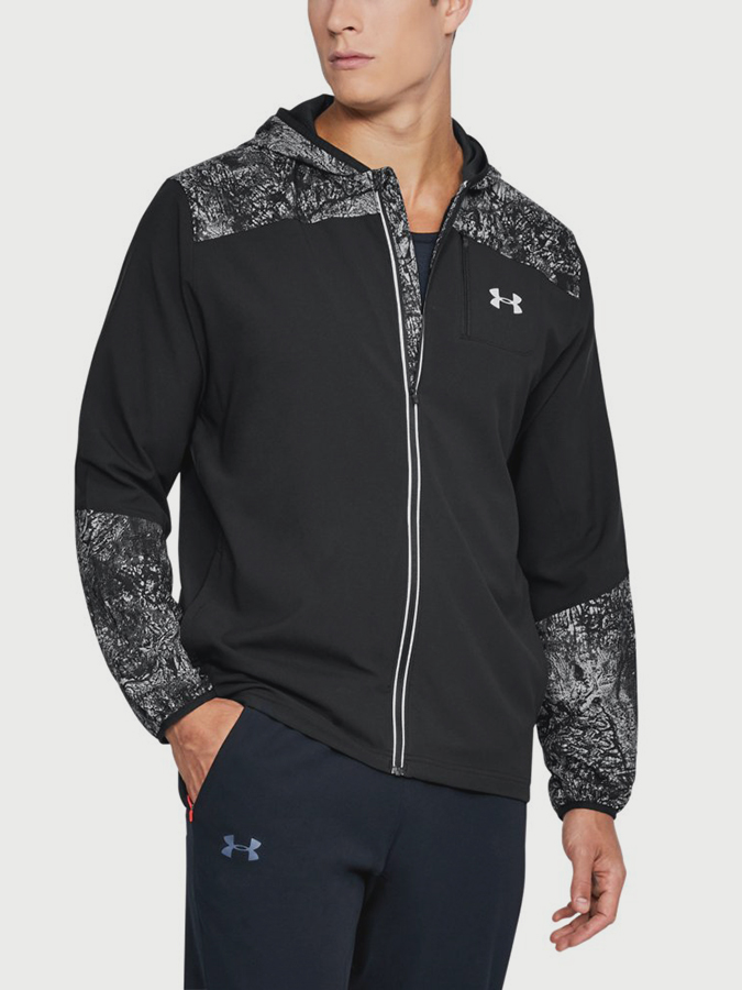 under armour outrun the storm printed jacket