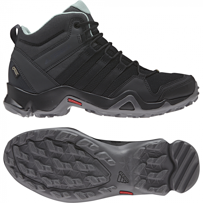 Clenkové topánky adidas Performance TERREX AX2R MID GTX W (Cierna Zelená) Clenkové topánky adidas Performance TERREX AX2R MID GTX W (Cierna Zelená)