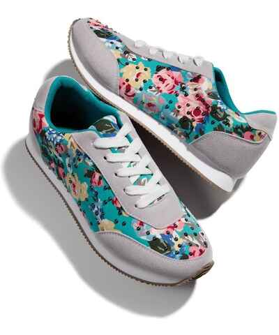 basket femme fleurie