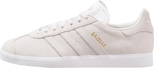 adidas originals gazelle - baskets basses - ash/white/gold metallic adidas originals gazelle - baskets basses - ash/white/gold metallic