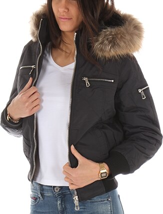 Blouson Girls Fourrure Noir Femme Only 5f03 AWRwfUyq