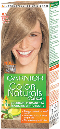 Vopsea De Par Permanenta Cu Amoniac Garnier Color Naturals 81 Blond
