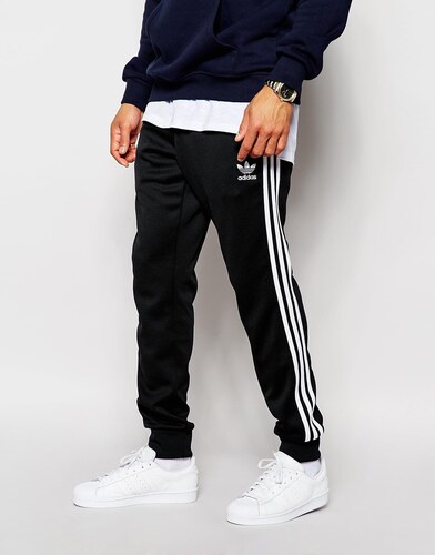 Adidas Originals - Superstar AJ6960 - Pantalon de jogging resserré ... Adidas Originals - Superstar AJ6960 - Pantalon de jogging resserré aux chevilles - Noir