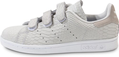 adidas Tennis Stan Smith Cf Velcro Grise Femme - Glami.fr adidas Tennis Stan Smith Cf Velcro Grise Femme