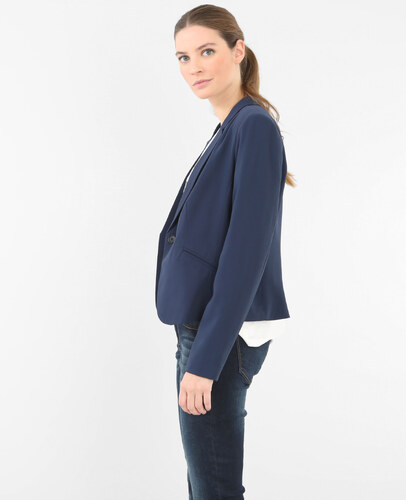 Veste blazer bleu marine, Femme, Taille 36 -PIMKIE- SOLDES ...