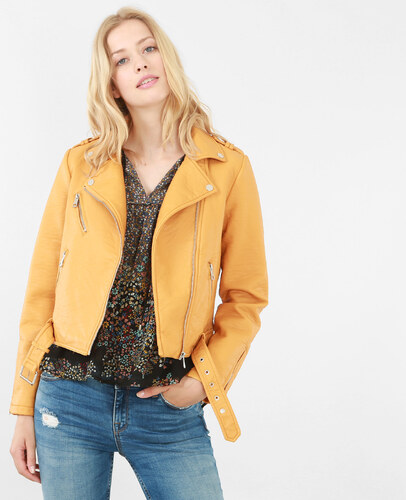 boots femme couleur moutarde