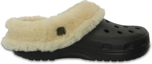  Crocs  Clog Unisex Black Classic Mammoth Luxe Shearling 