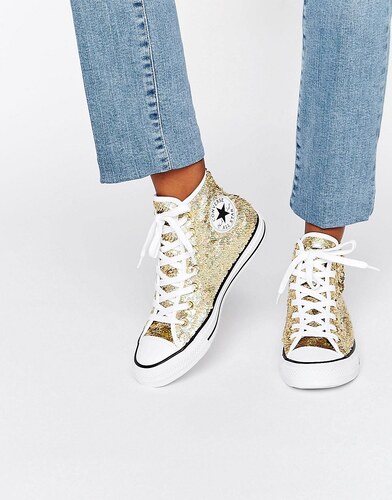 converses dorées converses dorées