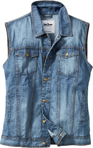 Regular Jean Baner Manches Sans Veste En Fit Jeanswear John Bleu IR0n11