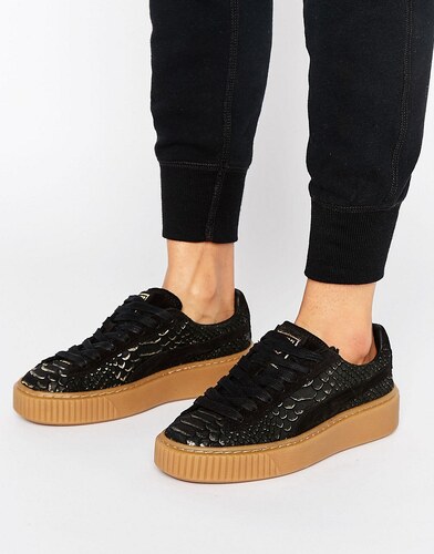 puma plateforme noir et or puma plateforme noir et or